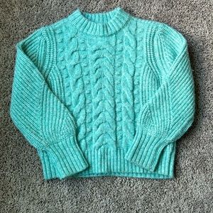 Target chunky mint sweater
